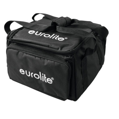 Mala preta de tecido com logótipo eurolite