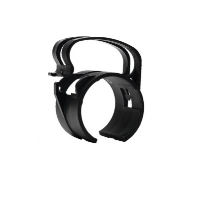 Suporte para copos preto com duas argolas para fixação