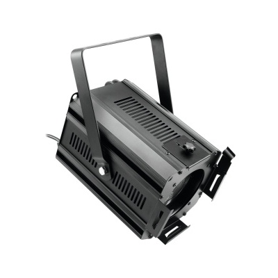 Projetor de iluminação profissional preto com suporte metálico ajustável