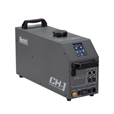 máquina de fumos Antari CH-1 cinzenta com ecrã digital e pega preta