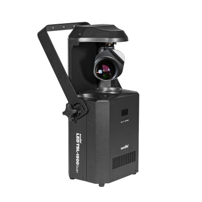 Câmara de vigilância preta com lente e suporte ajustável