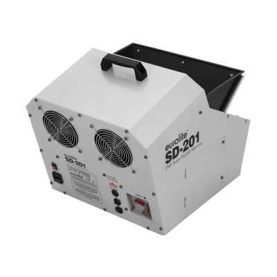 Máquina branca para efeitos de fumo PROSTYLE SD-201 com ventoinhas e punho preto