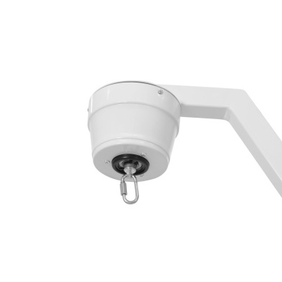 Suporte metálico branco com gancho de metal