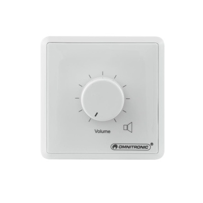 Potenciômetro de volume branco de parede da OMNITRONIC