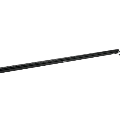 Barra de iluminação LED preta com fio e ficha elétrica