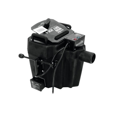 Equipamento aéreo ou caixa de ar preta com etiquetas e interruptores