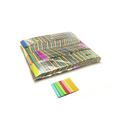 Caderno colorido com padrão geométrico e marcador de página multicolor