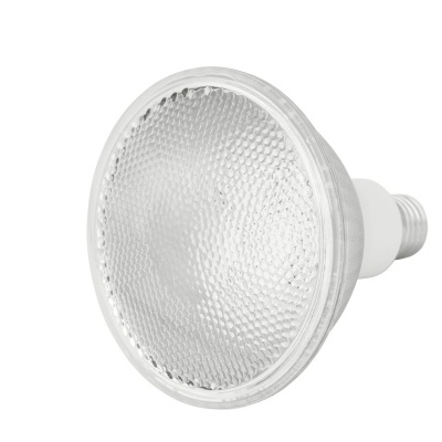 Lâmpada de halogéneo PAR30 branca com frente em vidro texturizado