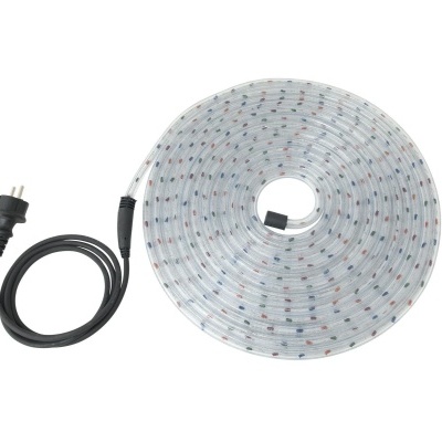 Rolo de mangueira luminosa LED com cabo preto