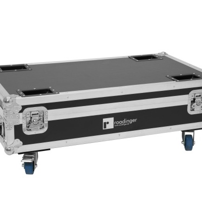 Estojo rígido preto Roadinger com rodas azuis
