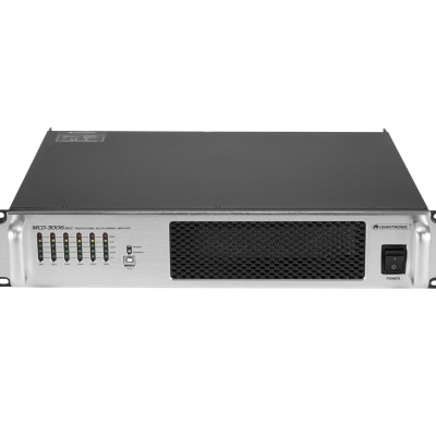 Amplificador profissional de áudio ACD-5000 cinzento e preto