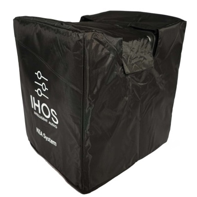 Capa protetora preta com logótipo branco IHOS ILHA SYSTEM