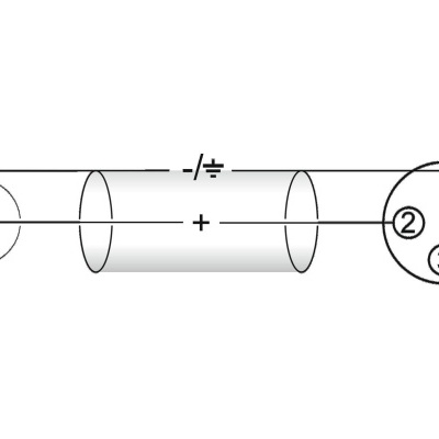 Diagrama técnico esquemático com lentes e símbolos