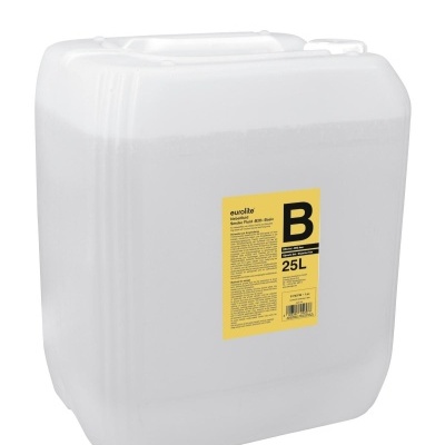 Contentor plástico branco com tampa e etiqueta amarela B 25L