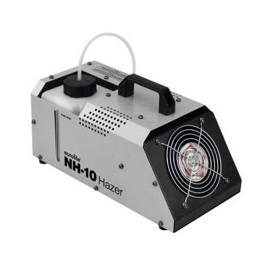 Máquina de névoa cinza NH-10 Hazer com ventoinha frontal e pega preta