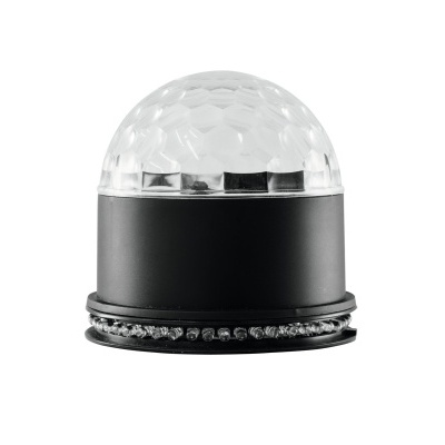 Dispositivo preto com topo transparente texturizado