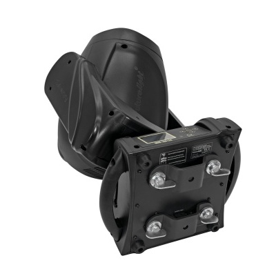 Suporte de cadeira de escritório preto com bases metálicas