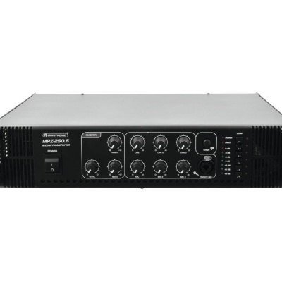 Amplificador de potência Phonic MPZ250.6 preto