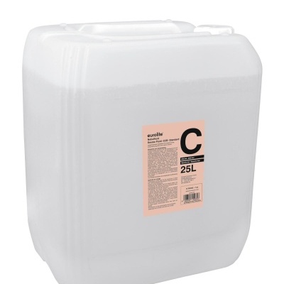 Recipiente plástico branco translúcido 25L com etiqueta cor de salmão