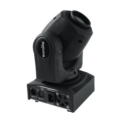 Luz robótica móvel preta EuroLite para espetáculos