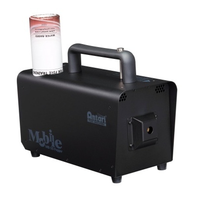 Máquina de fumos portátil Antari M-1S preta com rolo branco