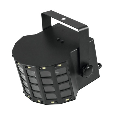 Luz LED preta para iluminação com suporte ajustável