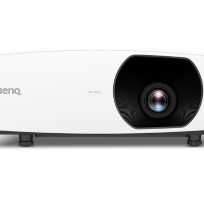 Projetor branco BenQ com lente preta