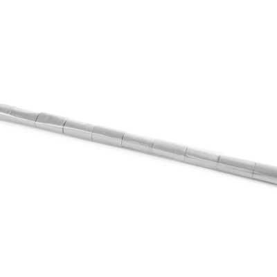 Vara telescópica cinza metálica segmentada