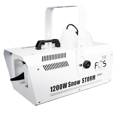 Máquina de neve artificial branca com texto 1200W SNOW STORM