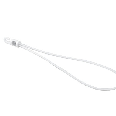 Cabo de segurança branco com gancho para dispositivos eletrónicos