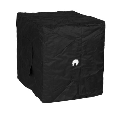 Capa protetora preta em forma de cubo com abertura lateral