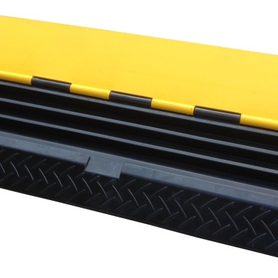 Suporte para cabos plástico preto e amarelo