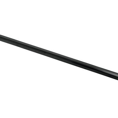 Barra metálica preta longa com extremidades espessas