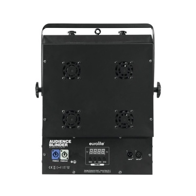 Dispositivo eletrônico preto Eurolite com ventoinhas e ecrã digital