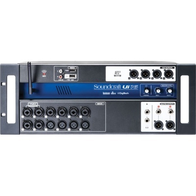 Consola de mistura áudio Soundcraft Ui12 com entradas XLR, jack e USB