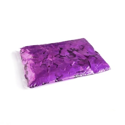 Pacote de confetes metálicos roxos