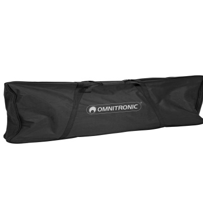 Bolsa preta OMNITRONIC de transporte em tecido