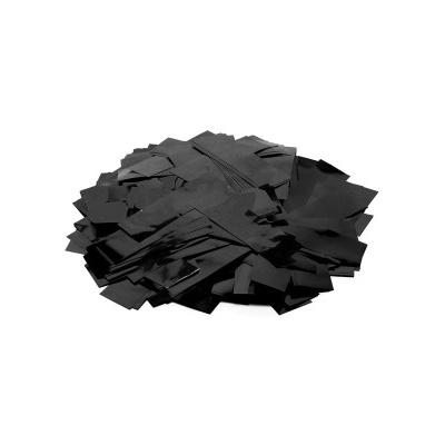 Aglomerado de tiras pretas brilhantes sobre fundo branco