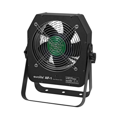 Ventoinha preta Eurolite AF-1 com estrutura metálica e base ajustável