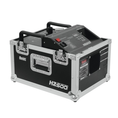 Gerador de névoa preta com molduras metálicas e painel de controlo