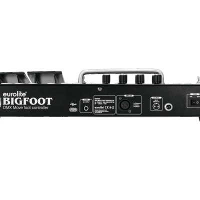 Controlador DMX Eurolite BIGFOOT preto com alça metálica e botões