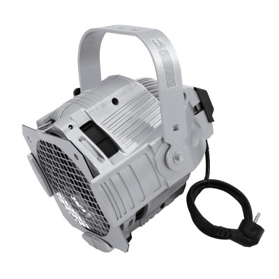 Projetor de luz cinza com cabo preto