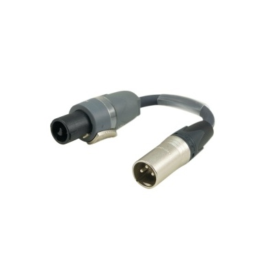 Cabo adaptador com conector XLR e conector power