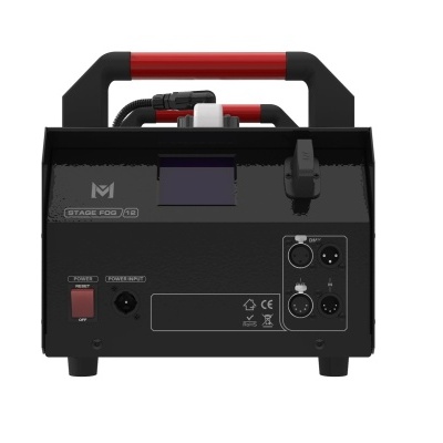 Dispositivo eletrônico preto com pega vermelha e rótulo STARK EN02 PRO