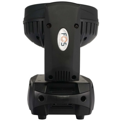 Dispositivo eletrónico preto com etiqueta FOS