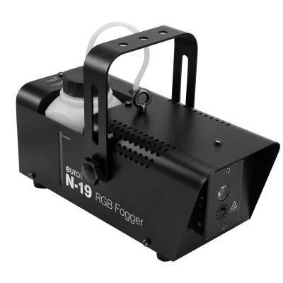 Máquina de nevoeiro preta Eurolite N-19 RGB Fogger