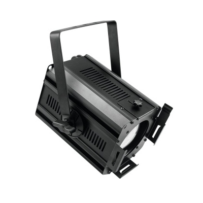 Projetor de luz para palco em metal preto com tiras ajustáveis