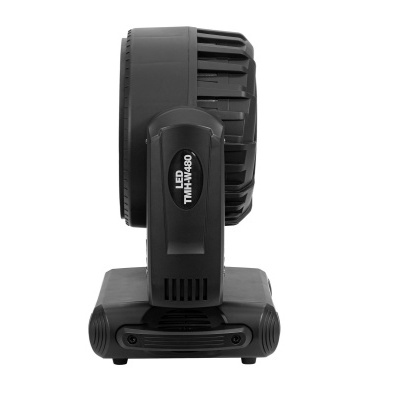 Ventilador de mesa preto com texto LED TWIN 3800 na lateral
