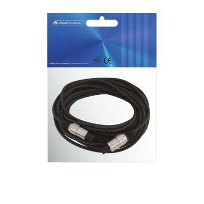 Cabo coaxial preto com conectores metálicos em embalagem azul e branca DRIVATRONIC