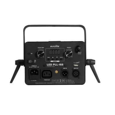 Painel frontal de equipamento LED Eurolite PLL-168 preto